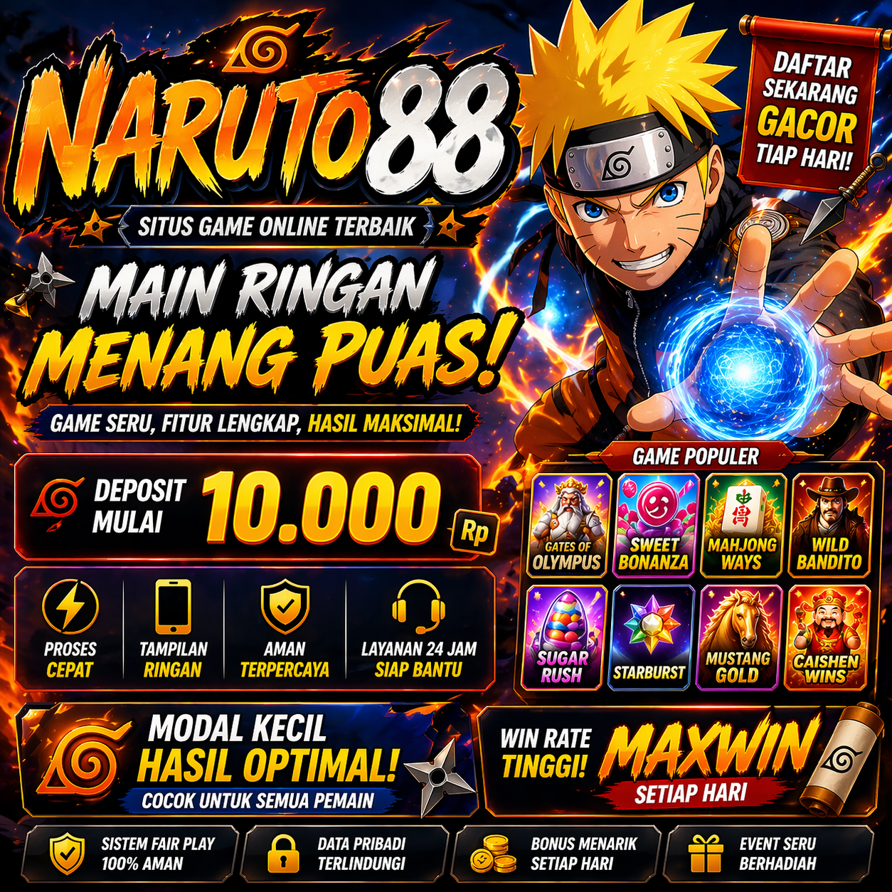 NARUTO888 Gambar Produk